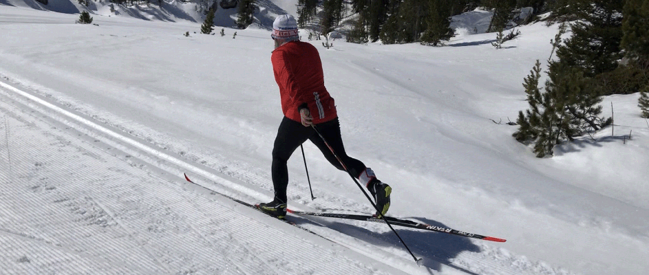 Roger Hilfiker likes cross-country skiing