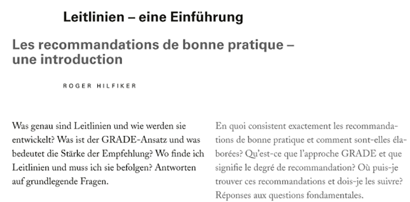 Leitlinien : eine Einführung